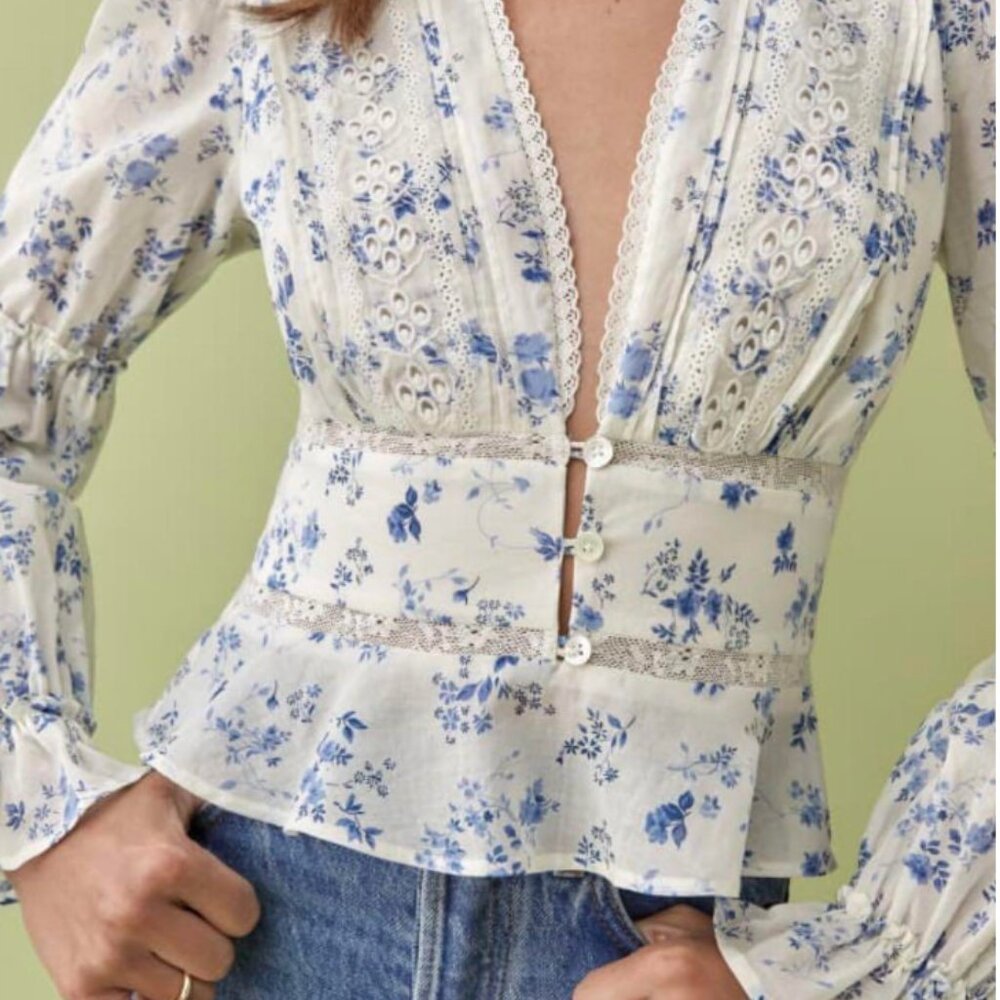 Reformation Meadowlark top